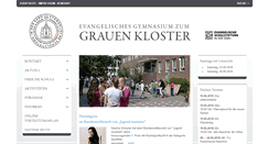 Desktop Screenshot of graues-kloster.de