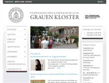 Tablet Screenshot of graues-kloster.de
